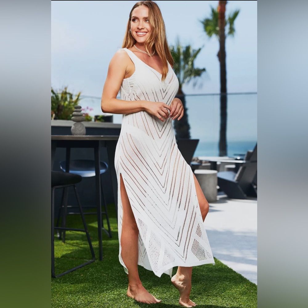Sophia Knit Sleeveless Cover Up Dress